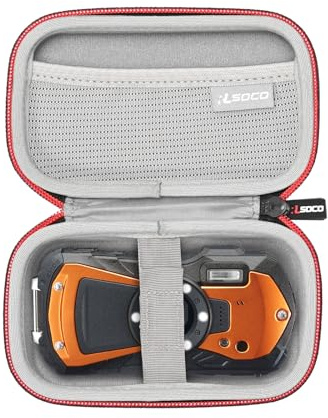 RLSOCO Étui pour Ricoh WG-80/WG-70/WG-60/WG-6 Appareil Photo numérique