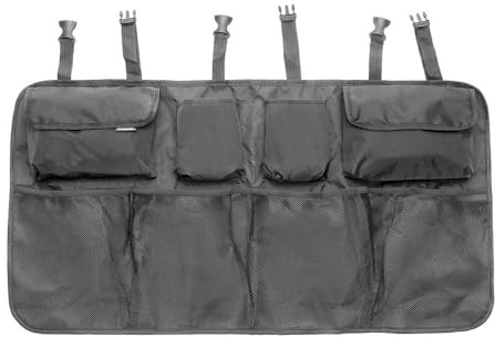 InnovaGoods - Kofferraumorganizer Trydink, 8 Fächer für Ordnung und Platzersparnis, Wasserfest, Flexibel und Anpassbar, Schwarz, Polyester