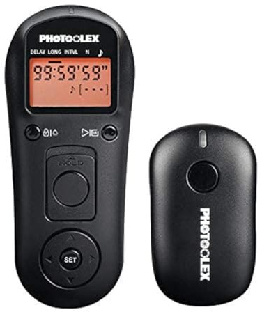 PHOTOOLEX Wireless Intervalometer Timer Remote Control Shutter Release for Sony A6000 A6100 A6300 A6400 A6500 A6600 A1 A7II A7III A7S A7SII A9 RX100 VII VI VA and More