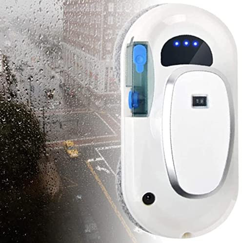 HNCXHX Robot Lavavetri Elettrico,Aspirapolvere Automatico per Vetri,Robot Lavavetri,Robot per La Pulizia di Vetri con Telecomando,Forte Assorbimento del Vuoto,con Fune di Sicurezza