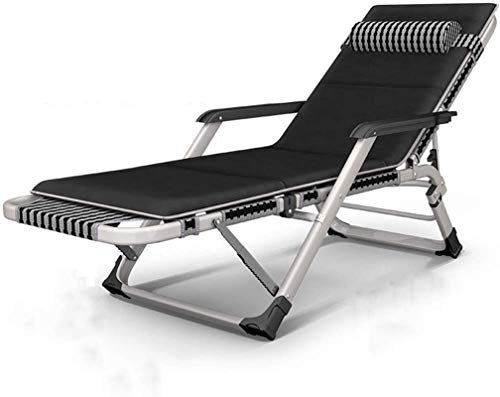 Chaise Longue inclinable légère, Chaise inclinable Pliante, Pare-Soleil Pliant Respirant, Fauteuil inclinable de Jardin, Balcon, Loisirs, Plage, Jardin, Bureau, Dossier, Chaise Portable, rég