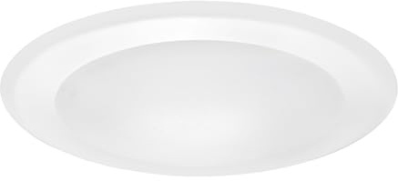 Maxxima 7.5 in. LED Flush Mount Ceiling Light Fixture, 1200 Lumens, 5 CCT 2700K/3000K/3500K/4000K/5000K, Round Disk Light, Dimmable, Recessed Can or J-Box Install