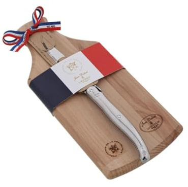 Planche À Découper En Bois + Couteau 25.5cm - AP036424L06342