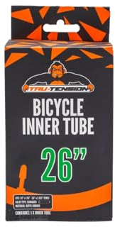 Tru-Tension | 26 Cycling Inner Tube | for High-Performance, Race, Road & Off-Road Bikes | Essential Bicycle Tools & Accessories