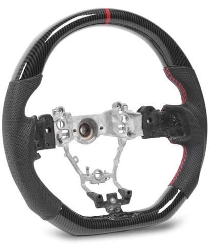 Hydro-Dip-Lenkrad in Kohlefaseroptik mit Perforiertem Leder, Bietet Mehr Komfort und Verbessertes Fahrerlebnis für STI 2015–2021