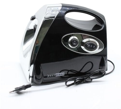 Tritacarne elettrico nero, 2800 W, tritacarne con riempitivo per salsicce, Multi robot da cucina 3 in 1, in acciaio inox, con 3 piastre, per uso domestico