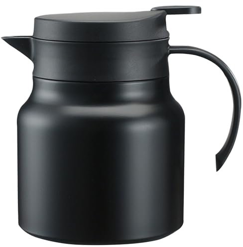 Tetera térmica Tetera de acero inoxidable aislada 34 oz Tetera de acero inoxidable con infusor para té suelto Café jarra térmica Estilo de retención de frío 1 Café de café