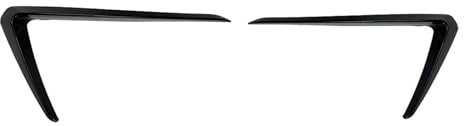 Auto Frontspoiler Lippe Für VW Für GOLF 7 Für MK7 Für GTi 2013-2016 Front Stoßstange Splitter Nebel Licht Abdeckung Air Trim Klappe Körper Kit Auto Zubehör Bumper Protector(2PCS Upper Splitter)