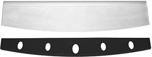 HUASON Pizza Cutter, Stainless Steel Rocking Pizza Knife Cutter, Cake Bread Pastry Dough Knife for Cutting Pizza, Dough, Cake, and More