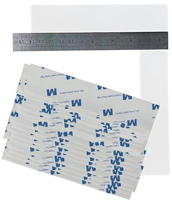 8Gnituhs 100 pezzi Nastro in schiuma pretagliato, nastro in schiuma biadesivo pretagliato, nastro biadesivo per auto, pannello in schiuma, strisce di comando,strisce di comando, nastro per poster