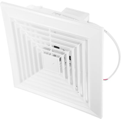 KOMBIUDA Ventilador Integrado Moderno Para Cocina y Baño Extractor Silencioso De Ventilador De Techo Consumo Con Velocidades Ajustables
