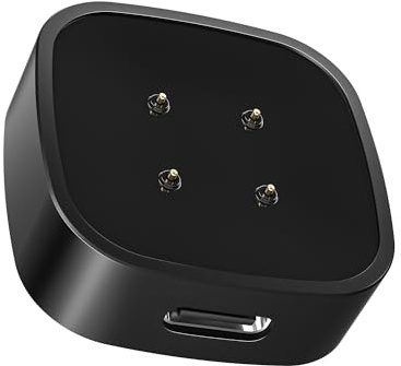 RUXELY Ladegerät Adapter für Fitbit Versa 4/Versa 3/Sense 2/Sense,USB C LadeKabel & Ladestation,Magnetisches Typ C Charger Cable Dock für Fitbit Uhr Sense 1/2,Versa 3/4 Smartwatch