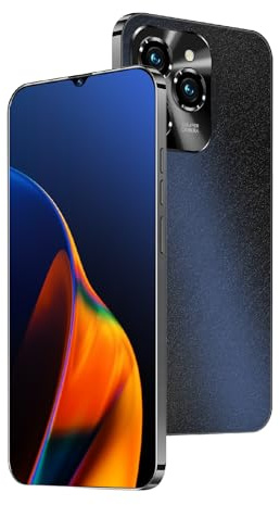 DEMANN GMBH Unlock the mobile phone, 6.3 Inch screen, 2GB RAM + 16GB ROM/TF 128GB, Dual Camera 2MP + 8MP, Support 4G LTE FDD TDD, Dual SIM Card, Suitable for Beginners (BLACK)