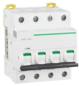 UMDNXNMA disjoncteur Disjoncteur Miniature à Interrupteur pneumatique iC65N 4P Interrupteur pneumatique Domestique 20a AC C/D