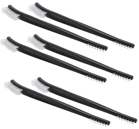 FRCOLOR 6pcs Ergonomic Double-ended Pipe Brush Reusable for Kitchen Bathroom Drain Cleaning
