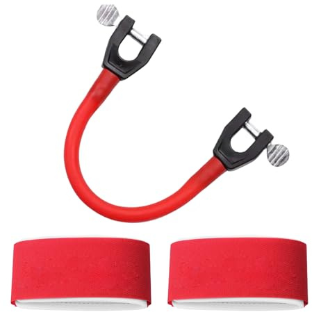 1 connecteur de pointe de ski pour enfants, 2 bandes de fixation de ski, aide à la formation de ski, connecteur de pointe de ski, connecteur de ski portable, aide à l'entraînement de ski, accessoires