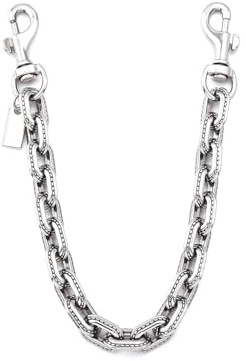 SORGERLY Bag Purse Charm Extender Chain - Vintage Handbags Strap Replacement Keychian Accessories - Designer Birthday Gifts for Women (Silver)