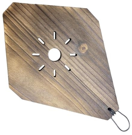 Oxxggkao Maceta de pared hecha a mano con marco de madera para jardinería interior, fácil montaje, tabla de montaje de helecho cuerno de ciervo