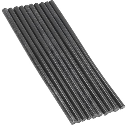 Ausla Heißklebestifte, Schwarzes EVA-Harz-Klebestift-Set, 38-teilig, 11 X 270 Mm, Starke Haftung, Geruchlos, Flexibel, für Bastelarbeiten, Reparaturen, Heimwerken und Werkstattgebrauch