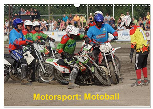 CALVENDO - Motorsport: Motoball (Wandkalender 2027 DIN A3 quer), Monatskalender: Kalender mit Foto aus dem Motoball Sport