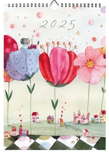 Wochenplaner 2025: Mohnblumen