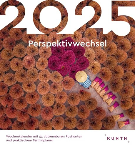 Perspektivwechsel - KUNTH Postkartenkalender 2025: Hochwertiger Tischkalender mit 53 traumhaften Postkarten (auch zum Aufhängen)