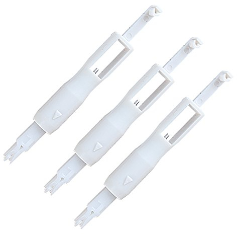 ULTNICE 3pcs Nadel Threading Tool Nähmaschine Einfädler für Nähmaschine (weiß)