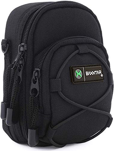 Baxxtar Blackstar V5 Kameratasche schwarz Größe (XL) kompatibel mit Panasonic Lumix DC-TZ99 usw.
