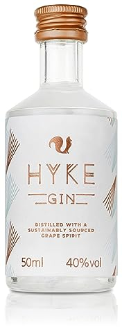 HYKE Gin 5cl – IWSC Gold Award Winning London Dry Gin, Sustainably made miniature