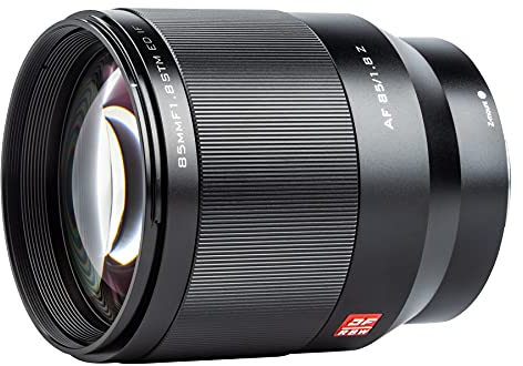 VILTROX 85mm F1.8 Z-Monture Objectif,Autofocus Plein Format Portrait Lens pour Nikon Z Monture Caméra Z5 Z50 Z6 Z6II Z7 Z7II
