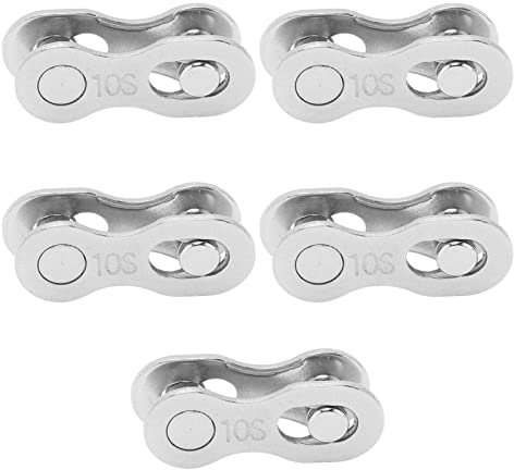 5 Paar Fahrrad Fehlendes Glied 6/7/8/9/10/11/12 Geschwindigkeit Schnellspanner Fahrrad Kettenglied(10 Geschwindigkeit)