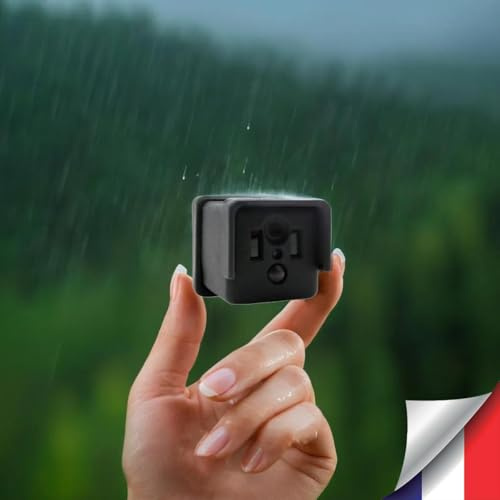 Active Media Concept Kit Micro caméra 4G HD 1080P Longue autonomie Waterproof avec détection de Mouvement PIR et Humain Vision Nocturne Invisible 128 Go