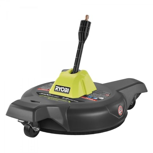 Ryobi Elektrischer Hochdruckreiniger, Oberflächenreiniger mit Zwei rotierenden Hochdruckdüsen, 4 x schnellere Reinigung, 30,5 cm | RY31SC312