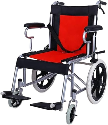 Máquinas para sillas de ruedas Transporte ultraligero Al aire libre Cómoda máquina móvil de desplazamiento de sillas de ruedas Frenos de mano de bloqueo
