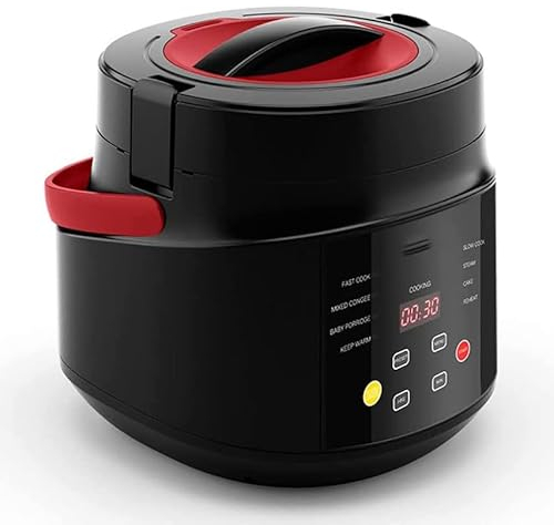 MGHRUE Olla Arrocera para Coche, Mini Olla Arrocera Portátil Universal De 12 V/24 V, Olla Arrocera Eléctrica Pequeña De 2 L Y Vaporera, Caravanas, Camiones,Negro