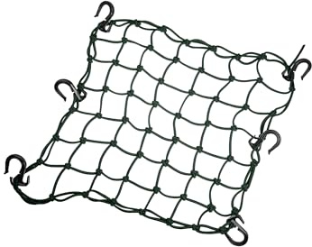 Motoforti 1pcs 40x40cm 49 Holes Motorcycle Luggage Cargo Net Green Long-lasting