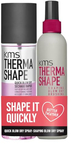 KMS THERMASHAPE Set – Schnelleres Föhnen, Hitzeschutz & Langanhaltendes Styling