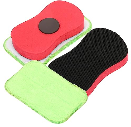 OSALADI 2pièces Effaceurs Magnétiques Peluche Gomme Cireless Lavable Pour Tableau Noir Et Blanc Effaceur Detachable Pour Bureau Et École