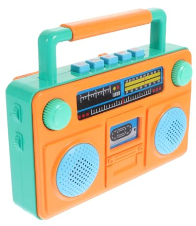 FRCOLOR Juguete de Radio de Dibujos Animados Color Aleatorio Fácil de y Liviano , Material Abs para Niños Adecuado para Aprendizaje y Entretenimiento