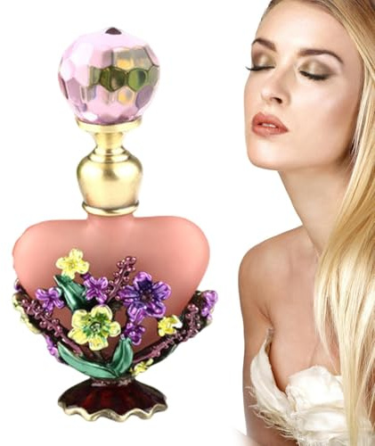 Bouteilles De Parfum Vintage Vides - Vidage De Pulvérisation En Verre Rechargeable Avec Atomiseur | Conception Rétro Classique Pour Parfum, Huiles Essentielles, Voyages, Objets De Collection, Décorati