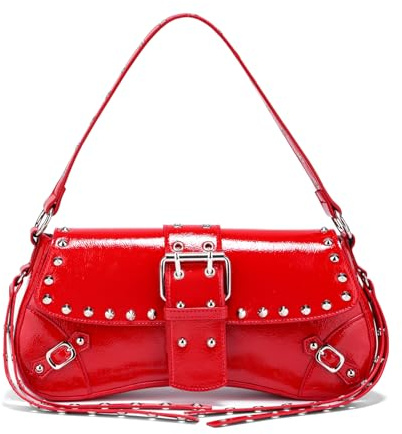 Y2k Bag, Vintage Tasche, Vintage Bag, Y2k Tasche, Women Handtasche, Bags MäDchen, Aesthetic Taschen, Purse 2000s, Punk-Style Damen-Umhängetasche, für Den Alltag, Geschenke