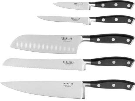 Sabatier Trompette 865700MBA101K Vulcano Set 5 couteaux de cuisine