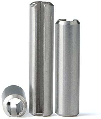 100 Stück φ4mm×25mm 304 Edelstahl Federstift ® Elastischer gerader Stift ® Hohlstift ® Baumwollstift ® Ortungsstift