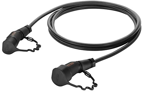 Gewiss Cavo di ricarica Auto Elettrica T2-T2 3P 16 Ampere, lunghezza 5 Metri Flat con Custodia