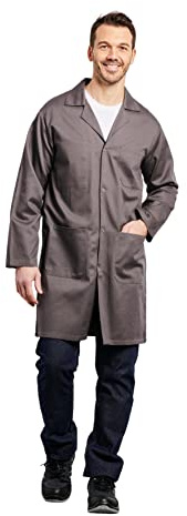 Hurry Jump Blouse Gris Coton Homme Femme Lycée Collège rentrée des Classes bac Pro Cap Industrie T4-48/50