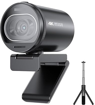 4K Webcam 1080P Autofocus Streaming Web Camera Living Stream Cámara con Micrófonos Cubierta De Privacidad cámara de Alta definición