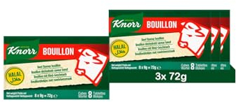 Knorr Brodo Manzo Halal Dadi (3 Pezzi (3 x 8 x 9g))