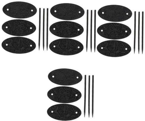 Ipetboom 12stücke Leder-haarspange Mit Stab Teiliges Für Eleganten Dutt Für Haartypen Aus Hochwertigem Leder Und Sanft Zu Haaren Stilvolles Accessoire Für Jeden Anlass