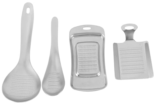 TOPBATHY 4piezas Molinillo De Jengibre De Acero Inoxidable De Rallador De Jengibre Rallador De Ajo Herramienta De Molienda Para Frutas Raíces y Verduras Para Cocina