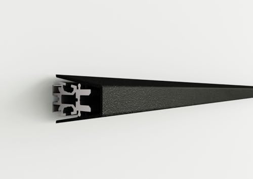 Naber 8041245 transFORM Profil Länge 1800 mm für Relingsystem, schwarz matt